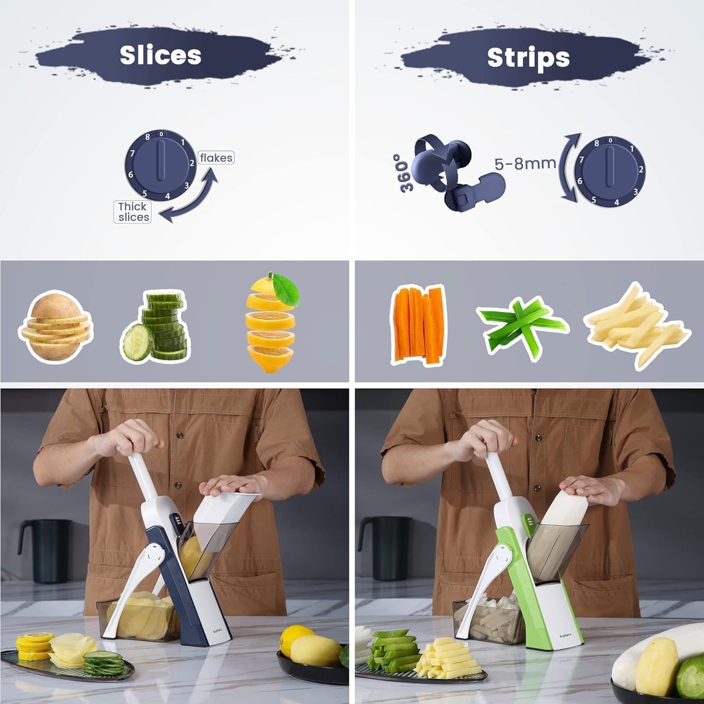 Multi-Function Vegetable Chopper and Slicer